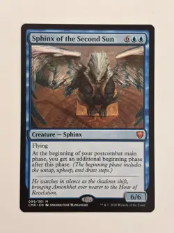 Sphinx of the Second Sun Commander Legends Mythic Magic the Gathering MTG - Image 1