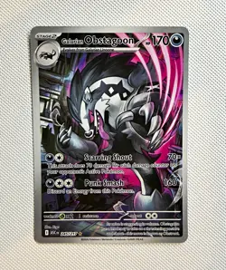 Pokemon TCG Galarian Obstagoon 245/217 Ascended Heroes Illustration Rare Holo - Image 1