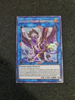 Yugioh FLOD-EN048 Knightmare Gryphon Secret Rare Unlimited - Image 1