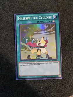 Yugioh! 1x Majespecter Cyclone - DOCS-EN060 - Super Rare - Near Mint - Image 1