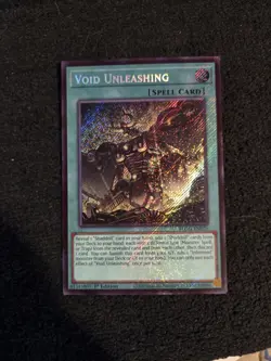 Void Unleashing - BLGG-EN025 - Secret Rare YuGiOh - Image 1