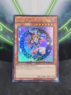 Yugioh Dark Magician Girl YGLD-ENB03 Ultra Rare Unlimited NM - Image 1