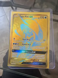 Pokemon TCG Tapu Fini Tapu Lele Tapu Bulu GX Sun and Moon Gold Secret Rare Lot - Image 4