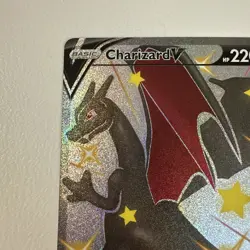 Pokemon Charizard V 079/073 Secret Rare Shiny Star V Full Art Holo 220 HP Card - Image 4