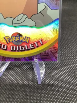 1999-2000 Topps Pokemon Diglett #50 Rainbow Foil - Image 4