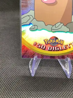 1999-2000 Topps Pokemon Diglett #50 Rainbow Foil - Image 5