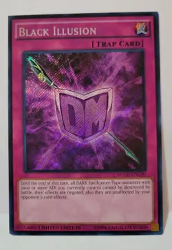 Yu-Gi-Oh Black Illusion YGLD Secret Light Played - Image 1