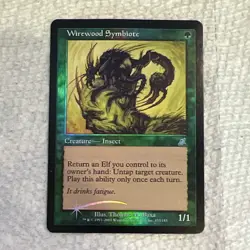 Wizards of the Coast MTG Wirewood Symbiote Scourge English Foil Uncommon #133 - Image 1