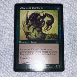 Wizards of the Coast MTG Wirewood Symbiote Scourge English Foil Uncommon #133 - Image 2