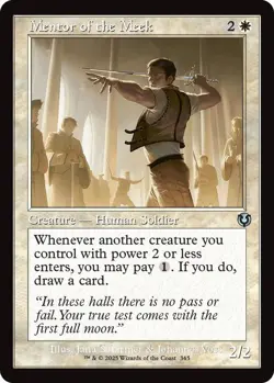 Mentor of the Meek Retro Frame 345 MTG Innistrad Remastered Uncommon NP - Image 1