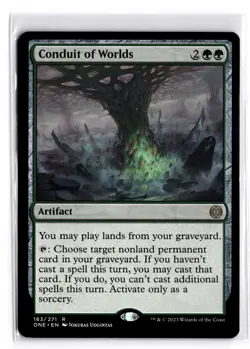 Conduit of Worlds 163 Phyrexia: All Will Be One Magic: The Gathering Foil NM - Image 1