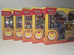 Pokemon TCG Pokemon Day 2026 Collection Pikachu Promo Box Lot of 5 - Image 1