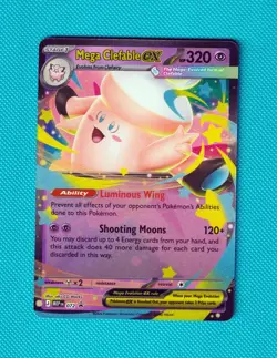 Mega Clefable y EX MEP 072 Mega Evolution Promo Masterset Mep072 Pokemon TCG - Image 1