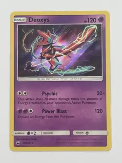 Deoxys 67/168 Sm-Celestial Storm Holo Pokemon Single Rare - Image 1