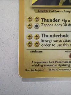 Zapdos 16/102 Holo Base Set Unlimited - Pokemon Card - LP - Image 5