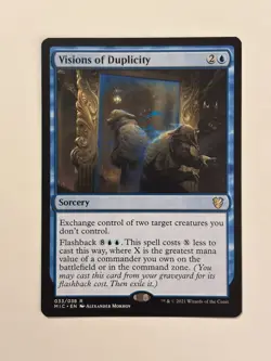 Visions of Duplicity Commander: Innistrad: Midnight Hunt Magic the Gathering MTG - Image 1