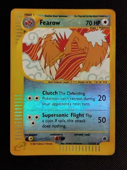 (MP) Fearow 11/165 2002 Expedition Base Set Reverse Holo Rare Pokemon Card - Image 1