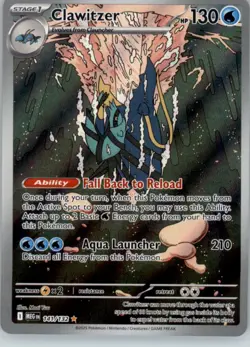 Clawitzer 141/132 Holofoil - Pokemon ME01: Mega Evolution (3) - Image 1