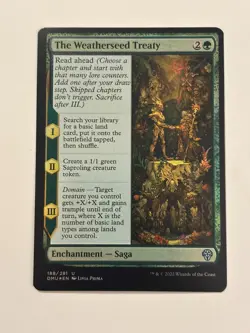 The Weatherseed Treaty Dominaria United Foil Magic the Gathering MTG - Image 1