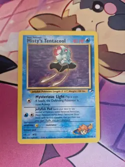 Pokemon TCG Misty's Tentacool Gym Heroes 32/132 Pokemon Card - Image 1
