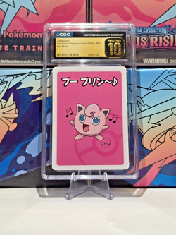 Jigglypuff Old Maid 2019 Japanese Playing Cards Pokemon Card CGC 10 Pristine - Image 1