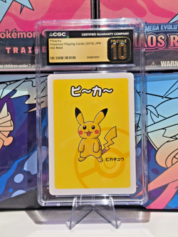 Pikachu Old Maid 2019 Japanese Playing Cards Pokemon Card CGC 10 Pristine - Image 1