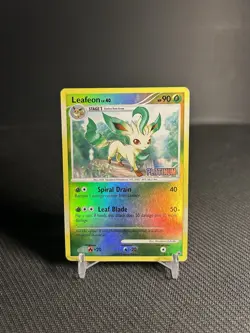 Pokemon TCG Leafeon [Platinum] 24/100 Burger King Reverse Holo MP - Image 1