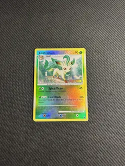 Pokemon TCG Leafeon [Platinum] 24/100 Burger King Reverse Holo MP - Image 3
