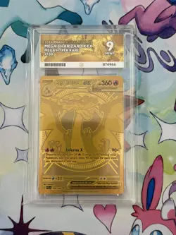 Pokemon Mega Charizard X EX 130/094 Phantasmal Flames Mega Hyper Rare Gold ACE 9 - Image 1