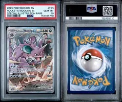 Pokemon Destined Rivals Special Illustration Rare Rocket’s Nidoking EX PSA 10 - Image 3