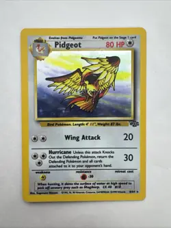 Pokemon TCG Pidgeot Jungle 8/64 Holo Unlimited Holo Rare - Image 1