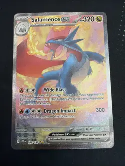 🔥🔥Pokemon TCG Journey Together Salamance Ex 187/159 Full Art🔥🔥 NM - Image 1