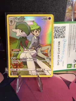 The Pokemon Company Gallade 244/236 SM Cosmic Eclipse Holo Secret Rare NM+ - Image 1