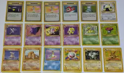 Rare Vintage Pokemon Card Lot — Base / Jungle / Fossil Sets (1999) – MP/HP - Image 1