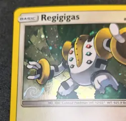 Pokemon | Regigigas | SM243 | 🌀🌌 GALAXY SWIRL + 🌌🌀 | NM | Black Star Promo - Image 1