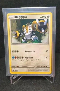 Pokemon | Regigigas | SM243 | 🌀🌌 GALAXY SWIRL + 🌌🌀 | NM | Black Star Promo - Image 2
