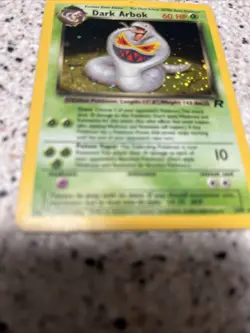 Pokemon TCG WOTC Team Rocket Dark Arbok 2/82 Holo Rare LP+ - Image 3