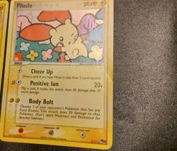 Minun 4/17 Plusle 5/17 POP Series 3 Holo Pokemon Card Set DAMAGED - Image 5