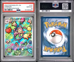 2025 POKEMON PHANTASMAL FLAMES #107/094 AMBIPOM ILLUSTRATION RARE PSA 10 - Image 3