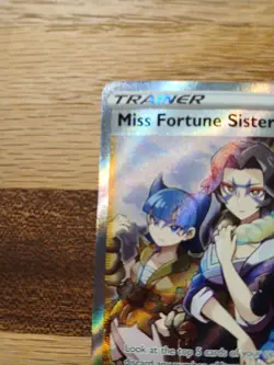 Pokemon TCG: Miss Fortune Sisters #194/196 Lost Origin Trainer Full Art Holo - Image 2