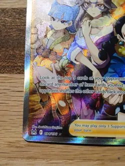 Pokemon TCG: Miss Fortune Sisters #194/196 Lost Origin Trainer Full Art Holo - Image 4