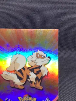 1999-2000 POKEMON TOPPS ARCANINE Rainbow Foil #59 RARE - Image 3
