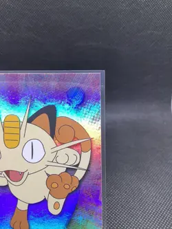 1999-2000 Topps Pokemon MEOWTH RAINBOW FOIL #52 - Image 3