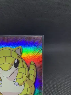 1999-2000 Topps Pokemon Sandshrew 27 Rainbow Foil - Image 3