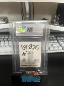 Cgc 9 Ash Pokemon Merlin Series 1 #s26 Poster Holographic - Image 2