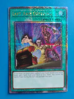 Near Mint Yugioh Left Arm Offering RA04-EN086 Quarter Century Secret Rare - Image 1
