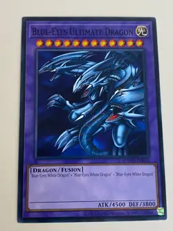 Yugioh Dragon Master Knight Blue Eyes Ultimate Black Luster Soldier Free Holo B - Image 3