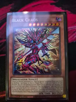 Yugioh Chaos Origins Black Chaos CORI-EN001 Secret Rare 1st Edition - Image 1
