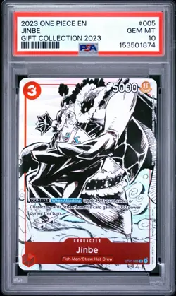 Jinbe (Gift Collection 2023) ST01-005 One Piece Promo - PSA 10 - Image 1