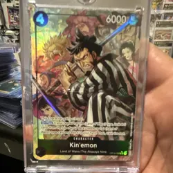 Bandai One Piece Kin'emon OP16-082 Alt Art Holo 6000 Power Cost 4 EN - Image 1